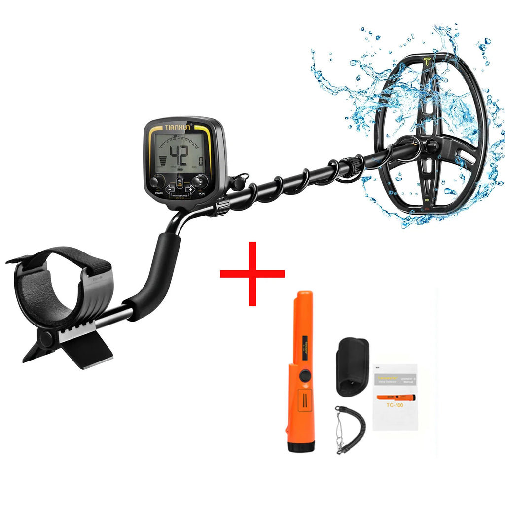 TX-850 LCD Digital Display Metal Detector For professional Underground Metal Detector Finder Gold Prospector Treasure Hunter