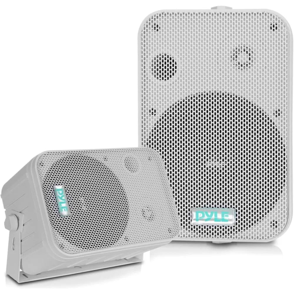 2 Way Speaker System Pair - 500W Peak Power 16.51cm Passive Weatherproof Wall / Ceiling Mounted