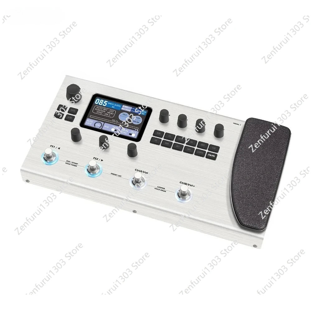 M-VAVE MK-300 Multi-Function Guitar/Bass Effector Pedal | 300s Looper+128 Drum Neural Modeling 120AMP/360FX