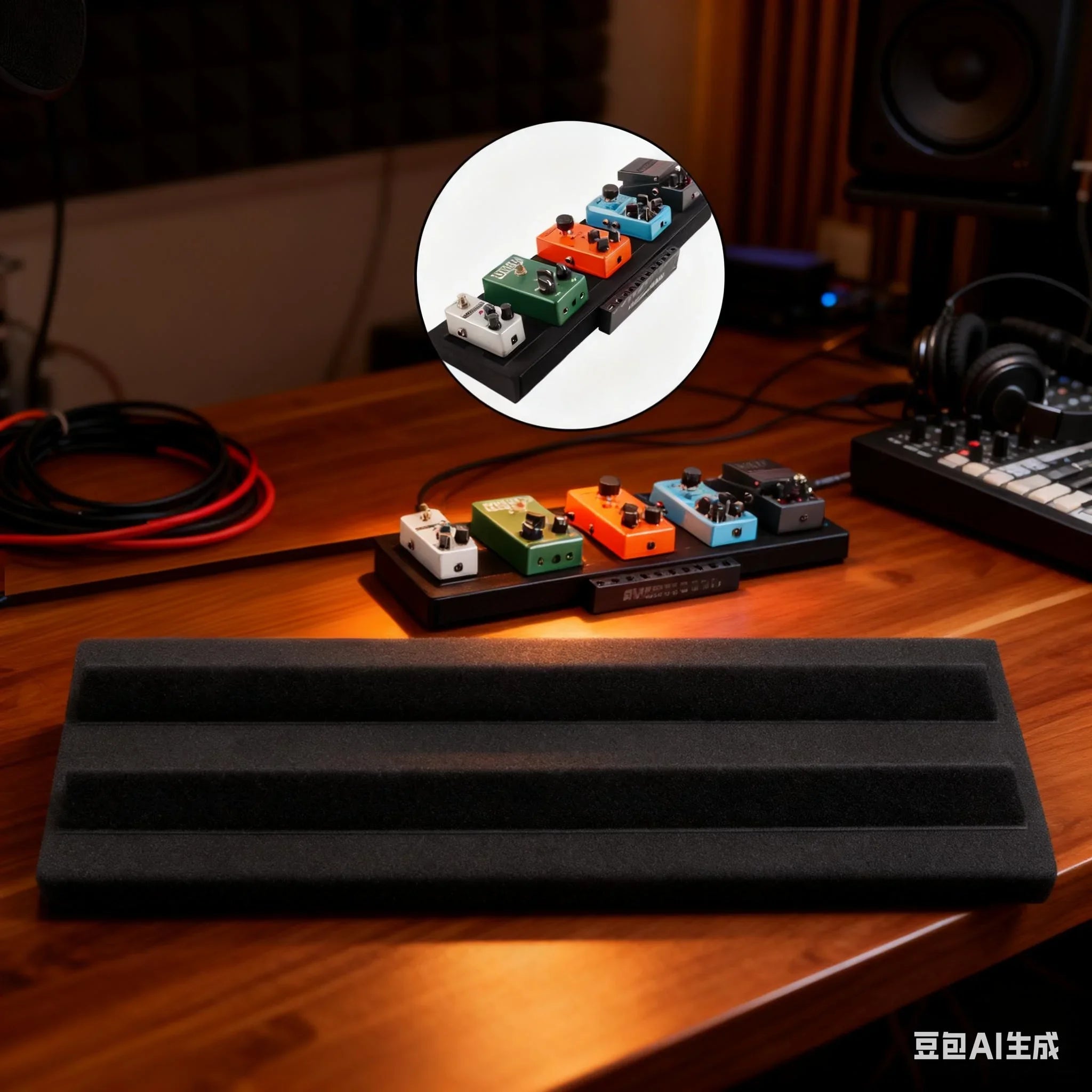 Guitar Effect Pedal Board Lightweight  EVA Setup Effect Pedalboard Guitar Bass Effects Pedal Holder Instruments Accessories