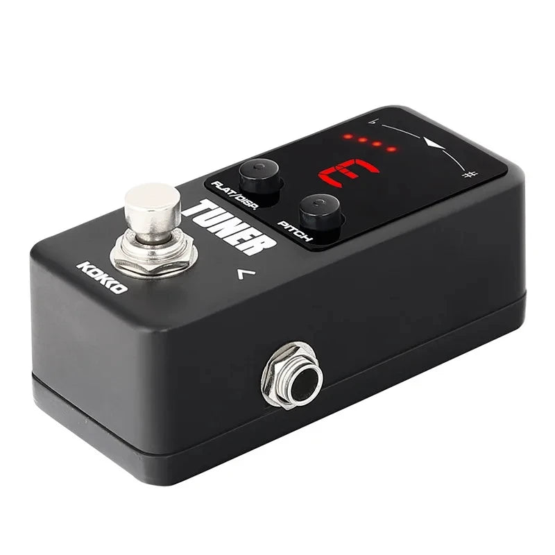 KOKKO Guitar Pedal Tuner FTN2 Tuner Pedal Effects Chromatic High Precision Tuning for Guitar Bass With LED Guitar Accessories