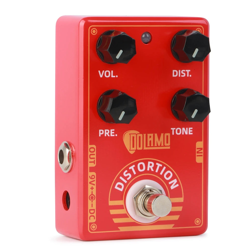 Dolamo D-9 Distortion Guitar Effect Pedal True Bypass Electric Guitar Parts & Accessories