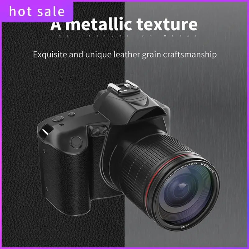 ELEC-D5 6400Megapixel HD Wifi Digital Video Camera 4K Dual Lens Camcorder With Display 16X Zoom DSLR Camera No Memory Card