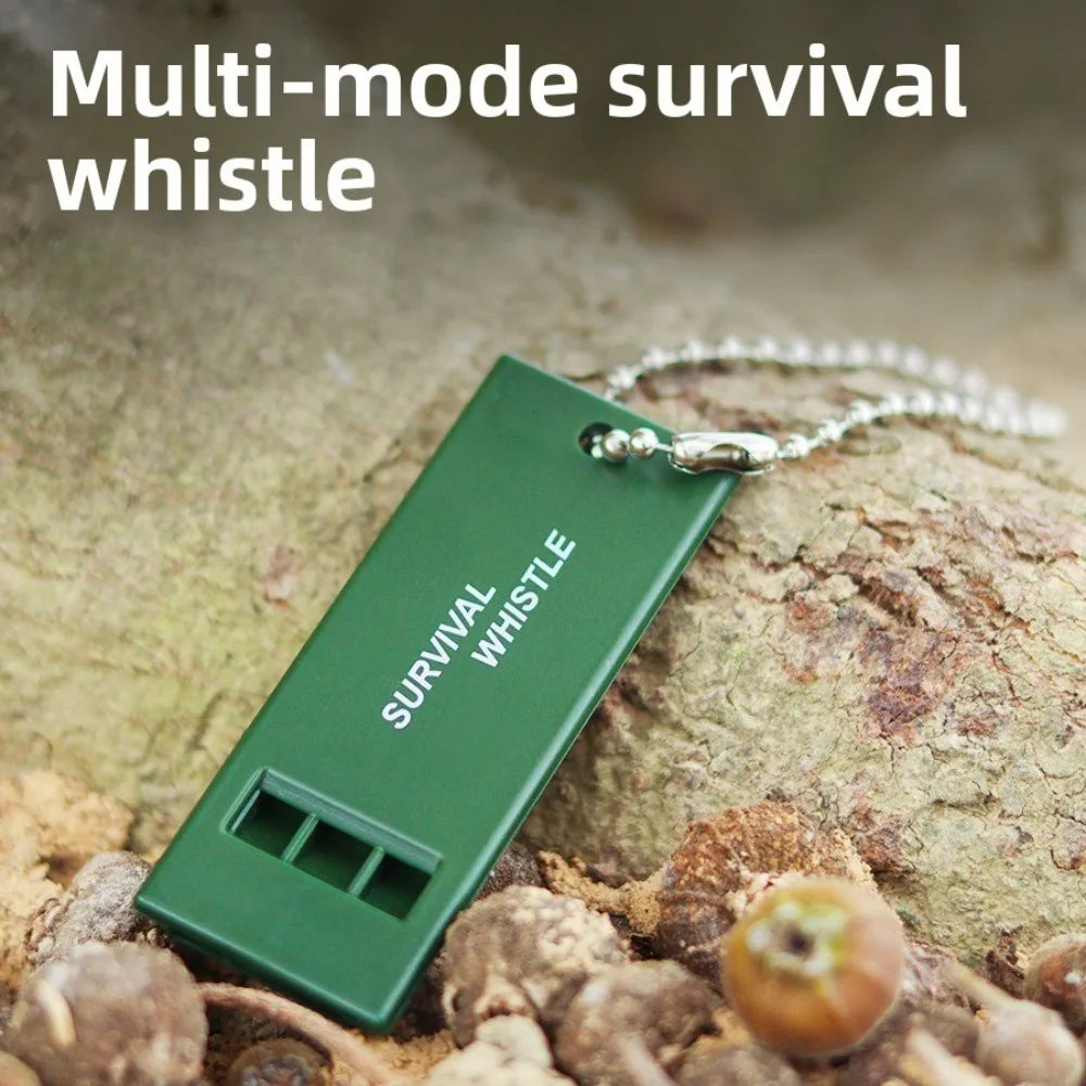 Survival Whistle Triple Frequency High Pitch Loud for Emergency Outdoor Rescue Hiking Camping Earthquake Safety Whistle Gear