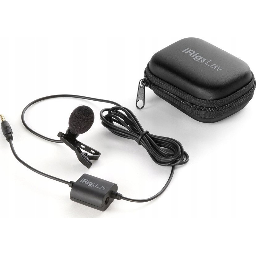 IK Multimedia iRig Mic Lav 2 Pack Csíptethető mikrofon (2db/csomag) - Fekete (IP-IRIG-MICLAV2P-IN)-0