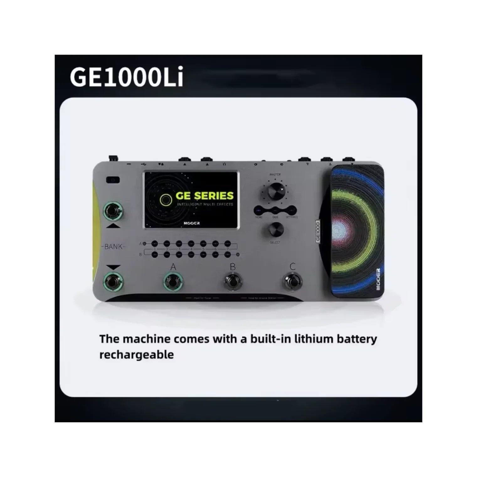 Hot sale Mooer Ge1000LI/GE-1000LI Amp Modeling Multi-effects Pedals Guitar Processor Electric Guitar Effects Pedal Multi Effect
