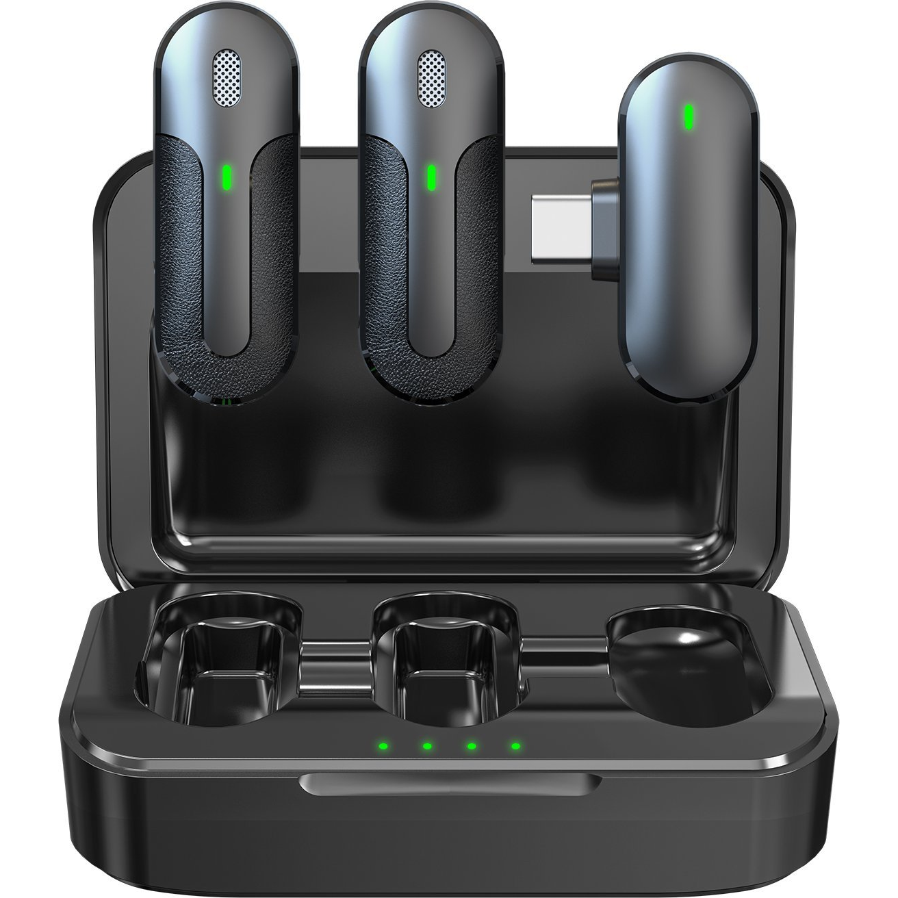 Technaxx TX-301 Wireless Lavalier Microphones Black (TX-301)-0
