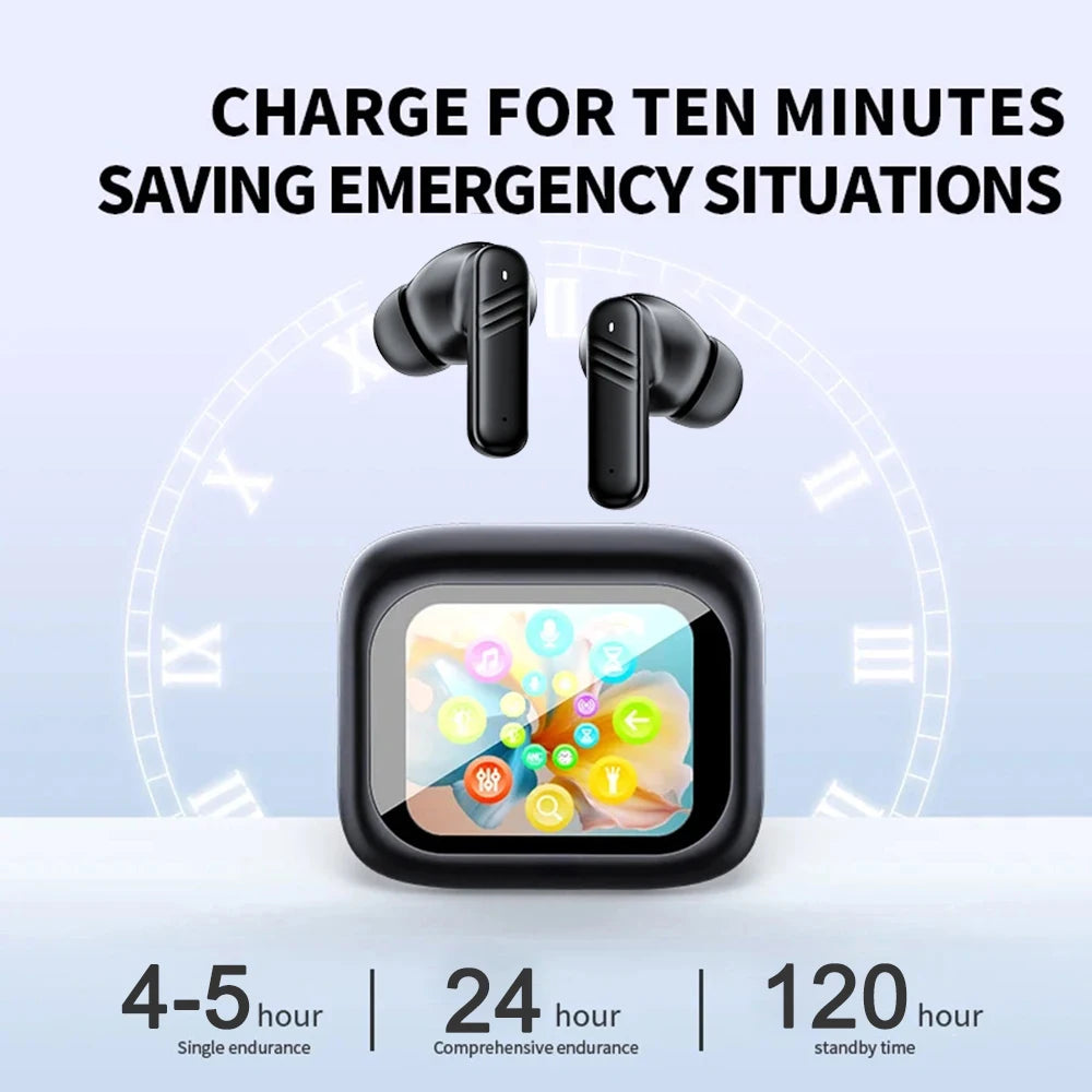 2026 NEW Professional ANC Earbuds AI Translator 100 Languages 40H Playtime One Tap Touch Control Flagship Noise Cancelling