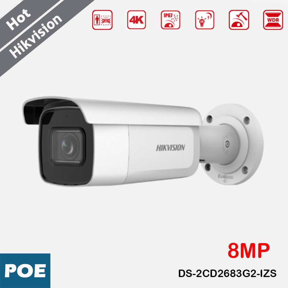 Hikvision 8MP Survillance Camera Home Protection IP Camera 2.8mm-12mm Motorized-0