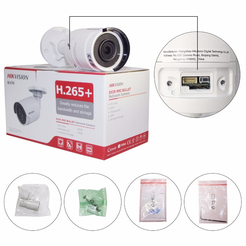 Hikvision Security Camera Kits 6MP IP Camera DS-2CD2063G0-I System-1
