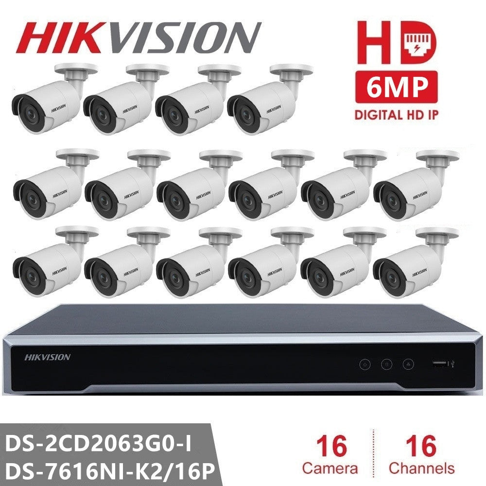 Hikvision CCTV Camera Kits Video Surveillance 6MP IP Camera Surveillance System-6