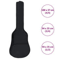vidaXL Guitar Bag Guitar Case Cover Gig Bag for Classical Guitar Black Fabric-5
